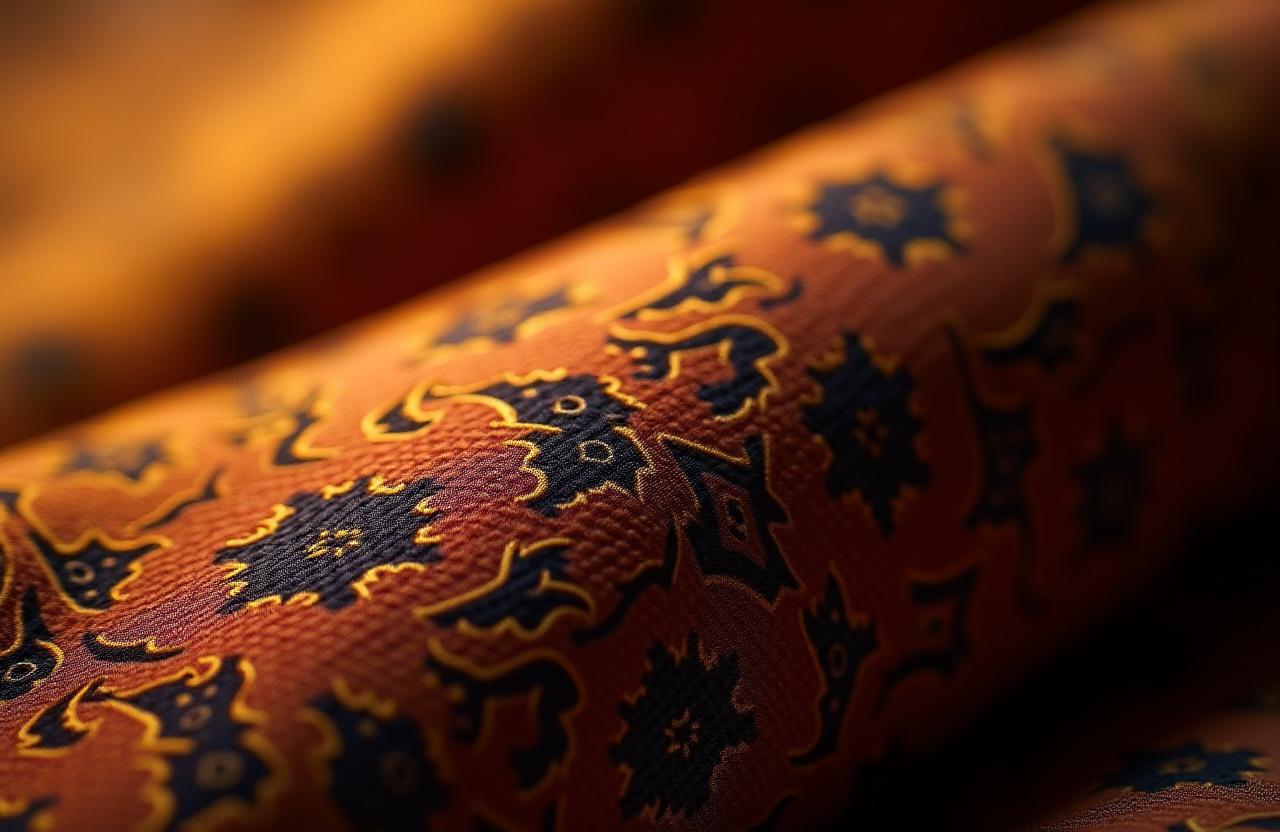 Dettaglio di seta pregiata